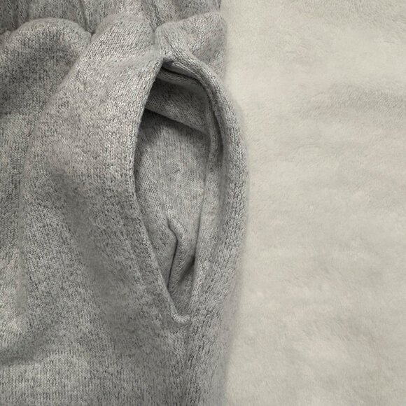 Gray High Rise Elastic Waist Soft Wide-Leg Comfortable Lounge Pants Womens M - Picture 4 of 6